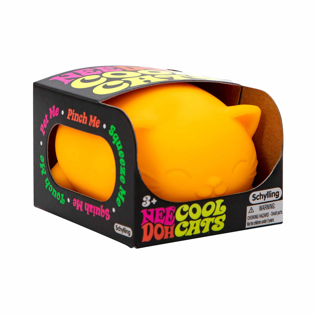 Fun Fidget Monster Cool Cats NeeDoh | Select Morning Crest - Collectible Shaggy Monster Squishable Toy Detail