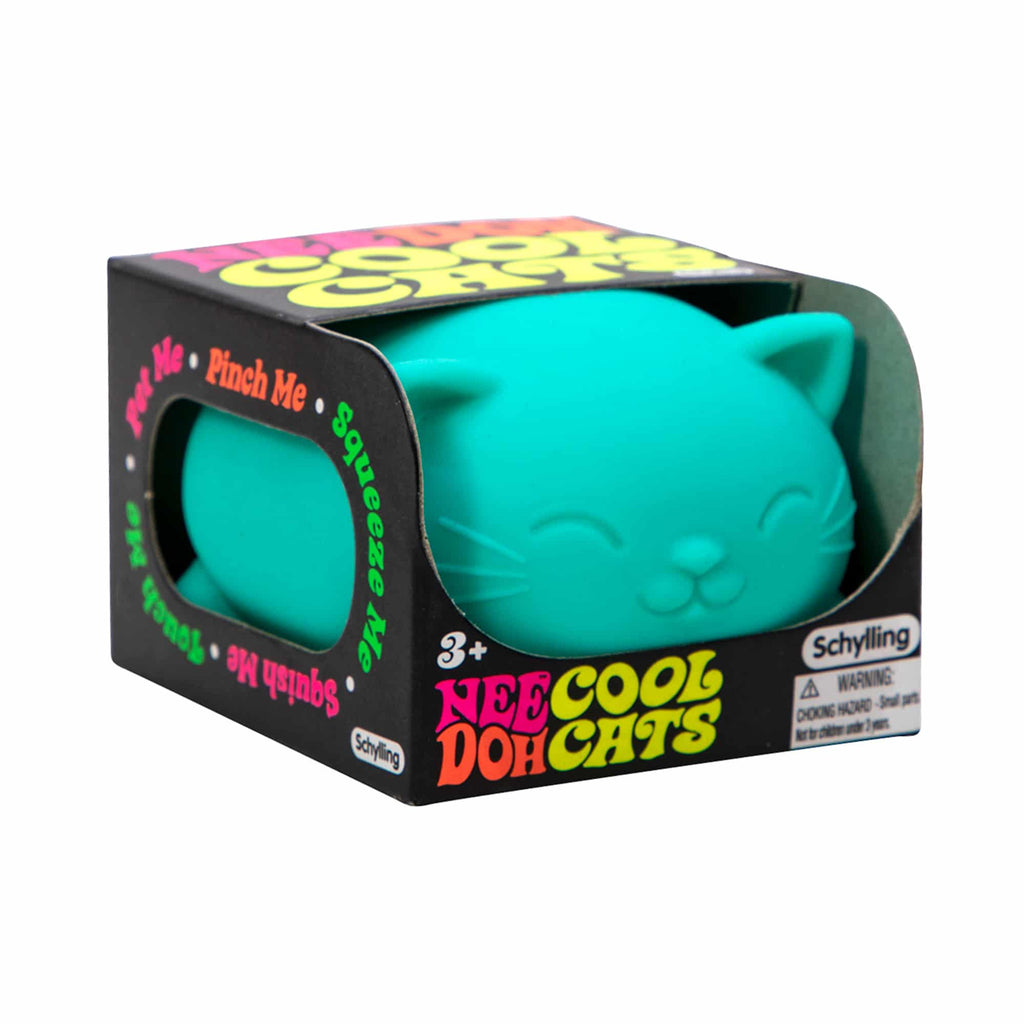 Fun Fidget Monster Cool Cats NeeDoh | Select Morning Crest - Collectible Shaggy Monster Squishable Toy Detail