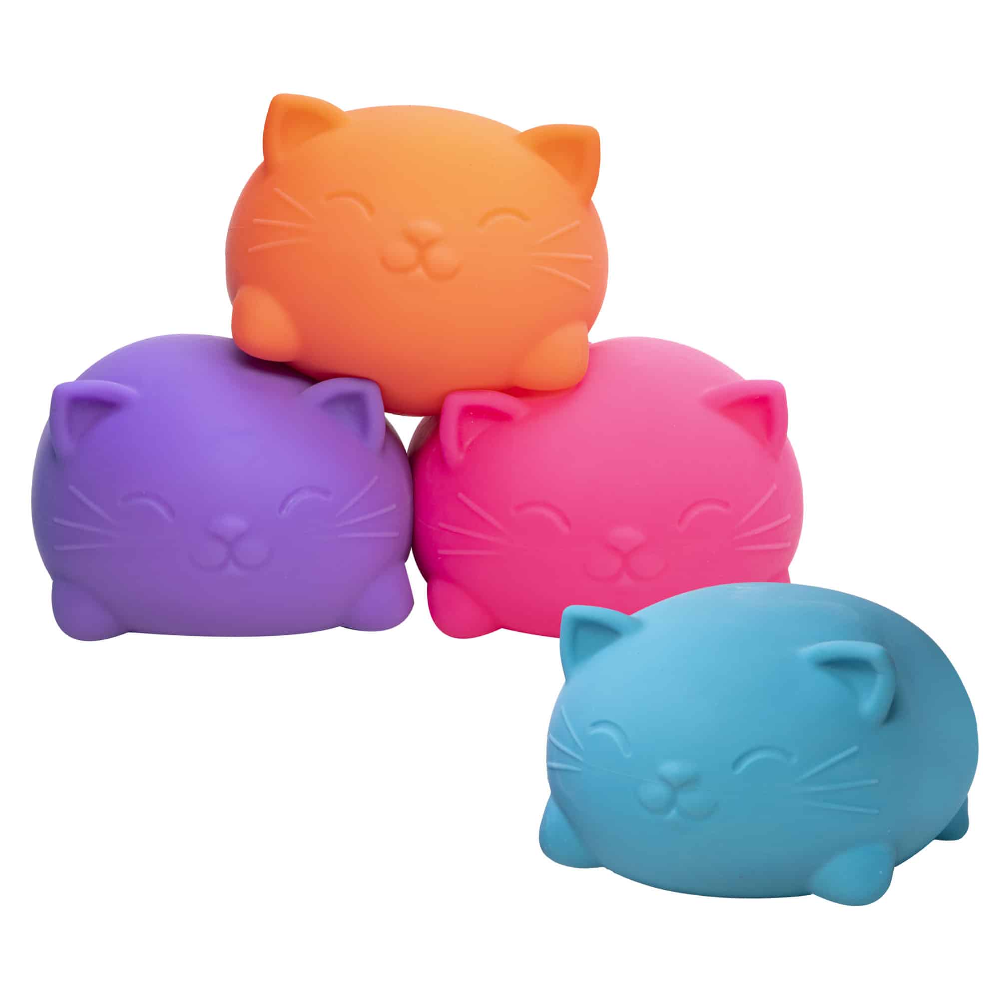 Fun Fidget Monster Super NeeDoh Cool Cats | Select Opal Prairie - Collectible Shaggy Monster Squishable Toy Detail