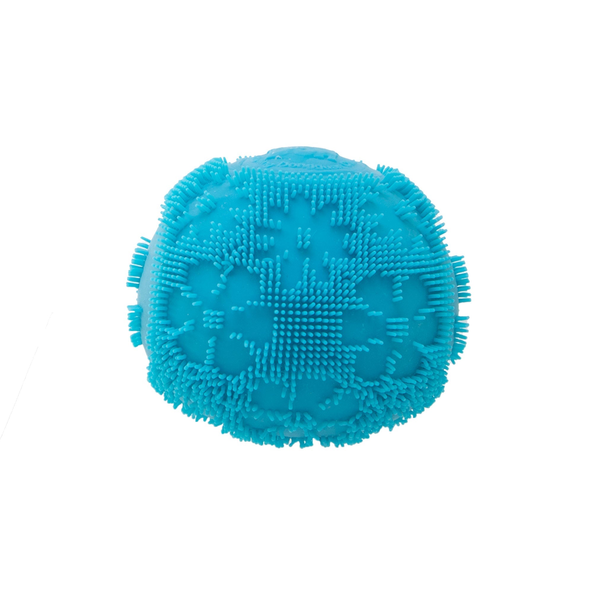 Spiky Ribbed NeeDoh Fuzz Ball Flower Power | Signature Elm Point - Fuzzy Flocked Textured Sensory Fidget Ball Detail