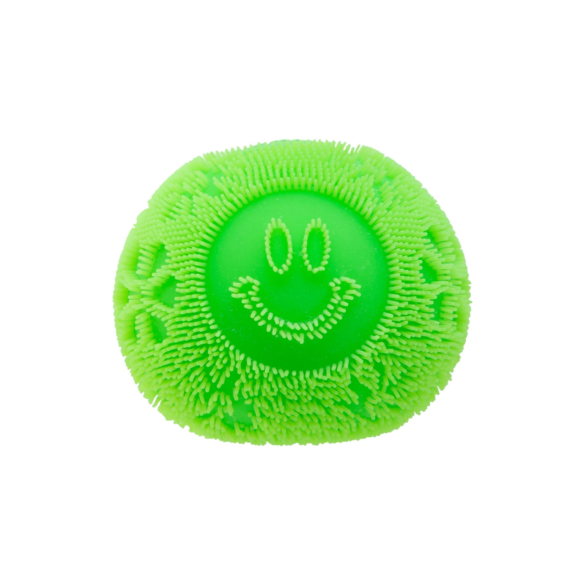 Spiky Ribbed NeeDoh Fuzz Ball Flower Power | Signature Elm Point - Fuzzy Flocked Textured Sensory Fidget Ball Detail