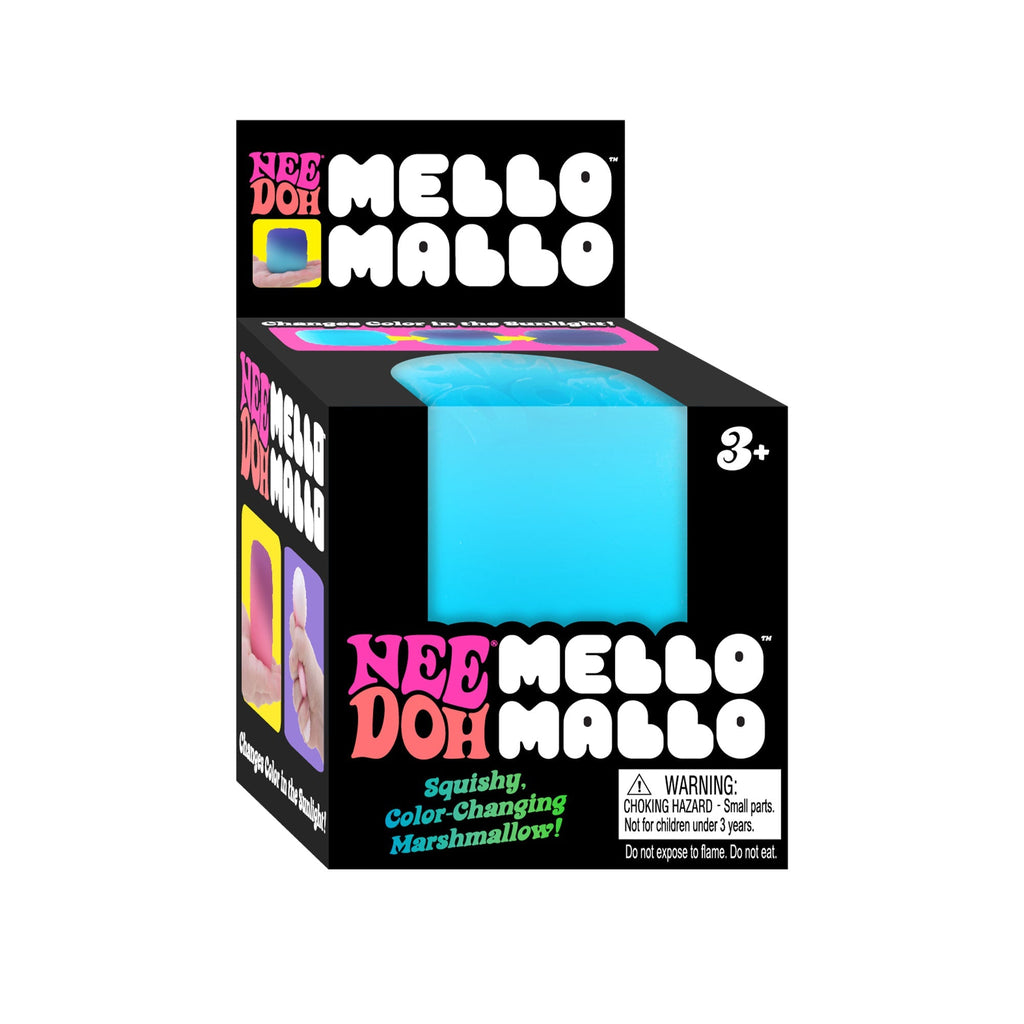 Fun Food Fidget NeeDoh Mello Mallo | Series Stone Harbor - Squishy Dohnut Sweet Treat Shaped Stress Toy - Surprise Me! (Random Color)