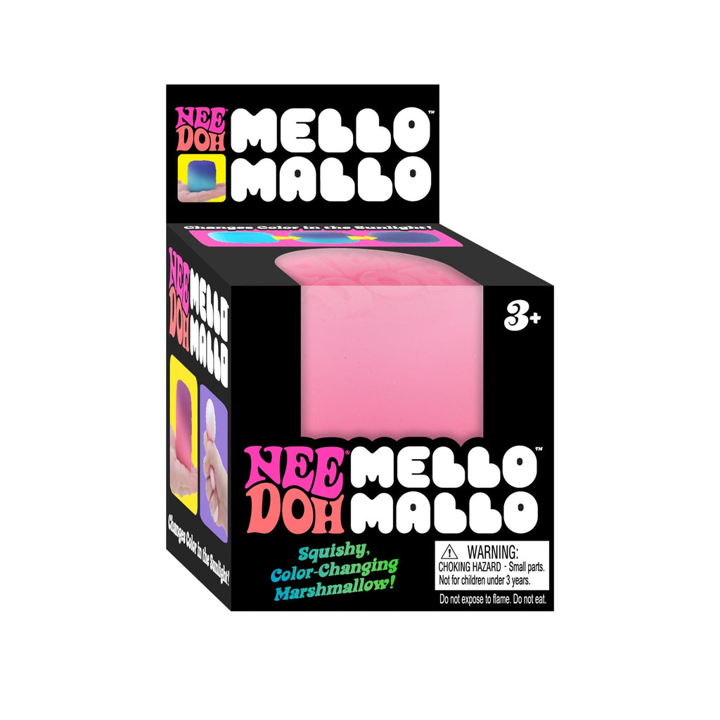 Fun Food Fidget NeeDoh Mello Mallo | Series Stone Harbor - Squishy Dohnut Sweet Treat Shaped Stress Toy Detail