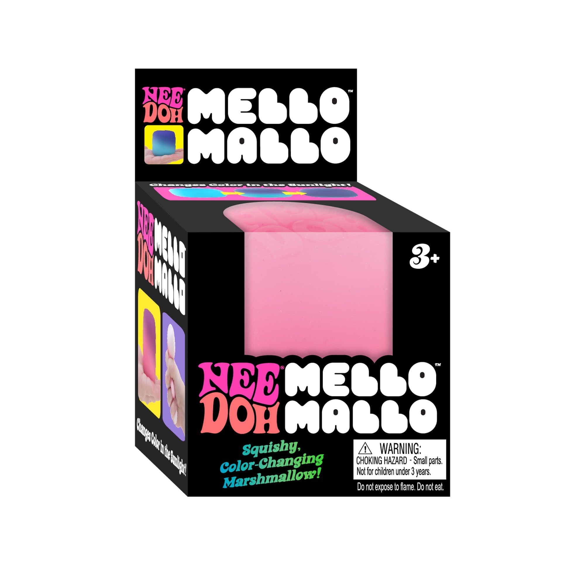 Fun Food Fidget NeeDoh Mello Mallo | Series Stone Harbor - Squishy Dohnut Sweet Treat Shaped Stress Toy Detail