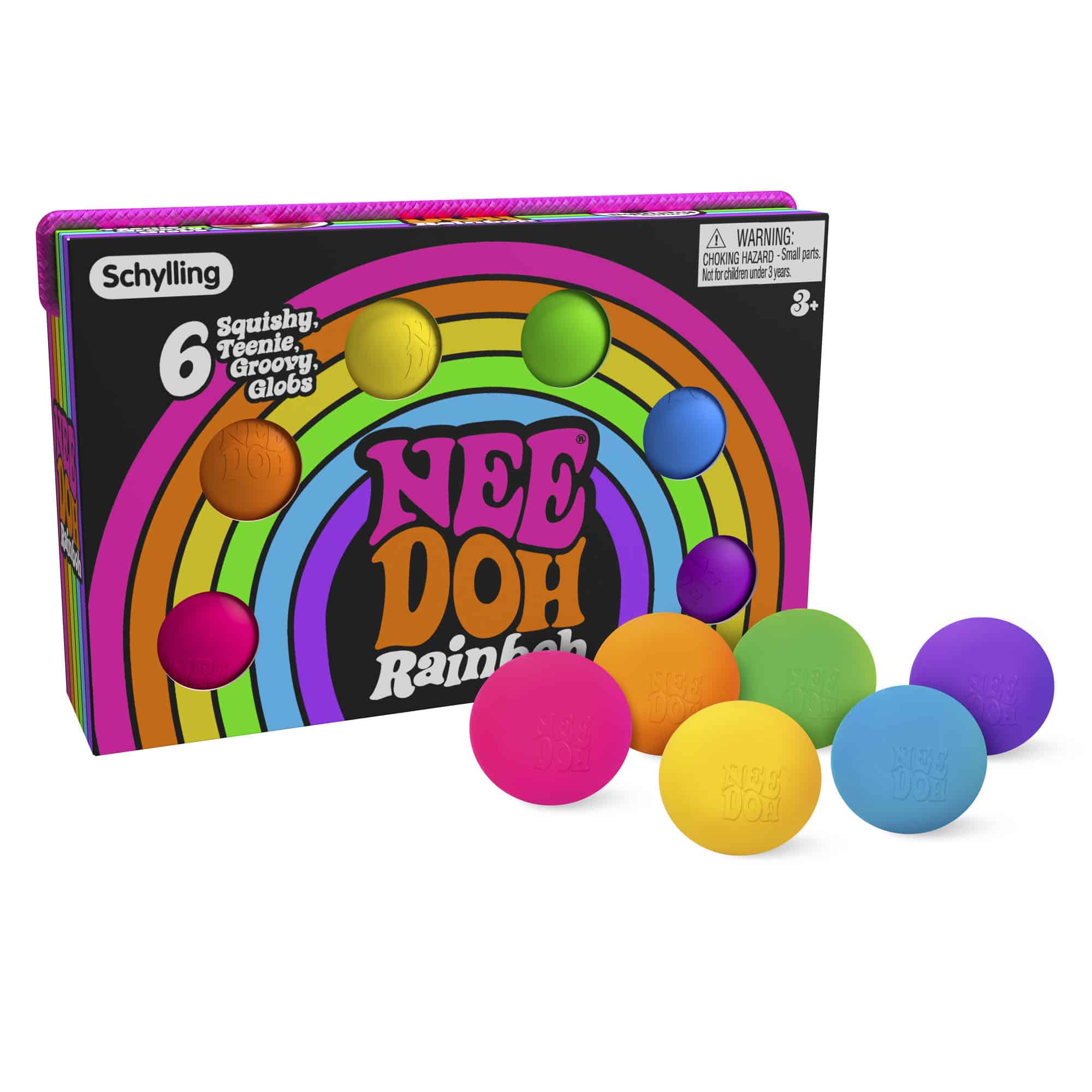 Malt-Gel Filled NeeDoh Rainboh | Reserve Autumn Pond - Giant XL Satisfyingly Squishable Stress Toy Detail