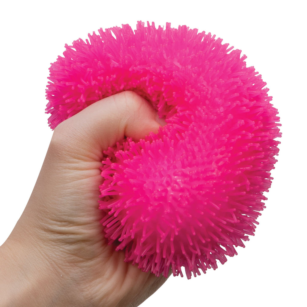 Textured Sensory Shaggy NeeDoh | Collection Winter Creek - Fuzzy Flocked Textured Sensory Fidget Ball Detail