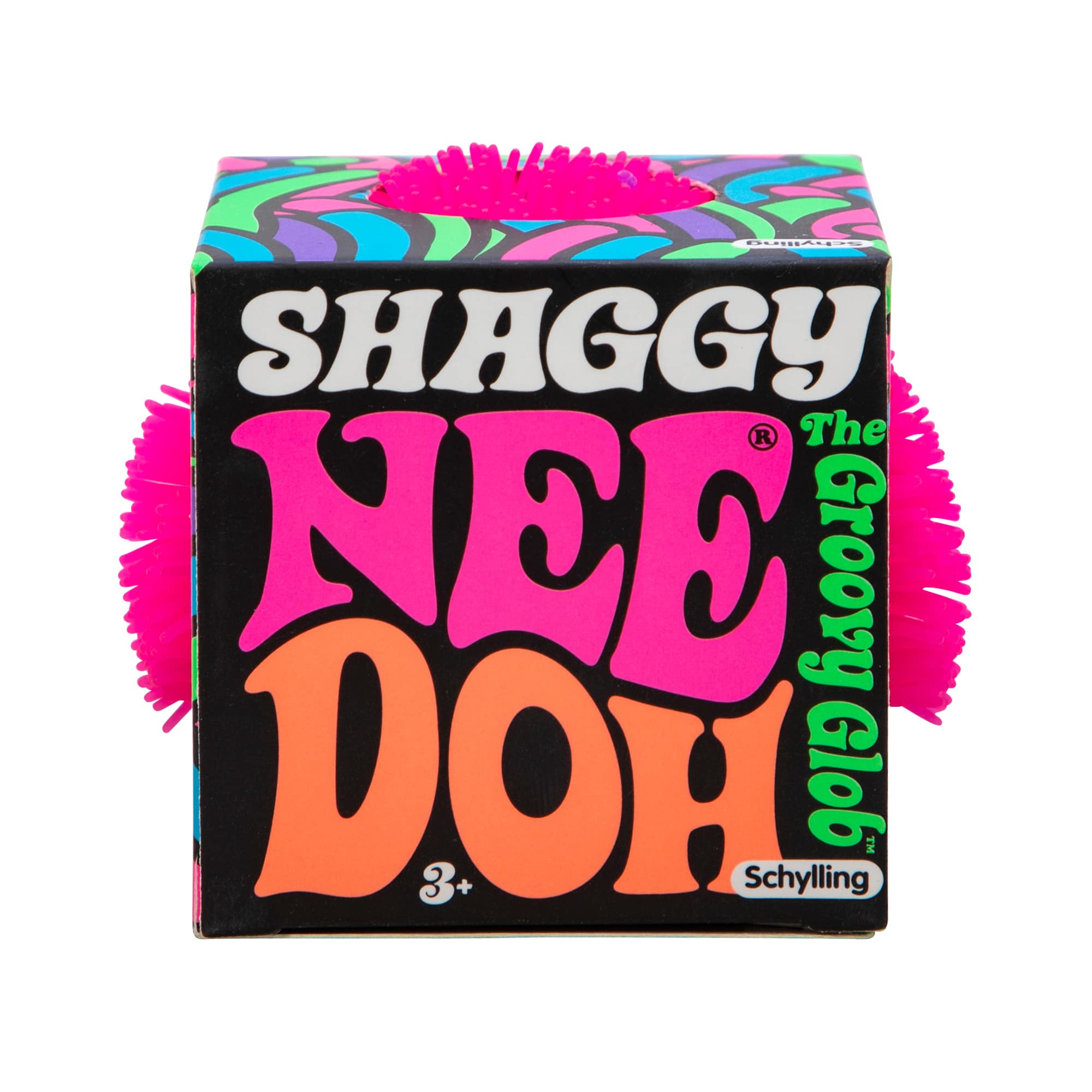 Textured Sensory Shaggy NeeDoh | Collection Winter Creek - Fuzzy Flocked Textured Sensory Fidget Ball Detail