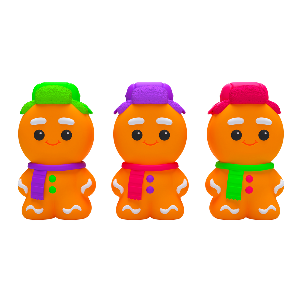 Purrfectly Squishy NeeDoh Ginger Glowman | Select Copper Path - Cute Animal-Shaped NeeDoh Fidget Toy for Kids Detail