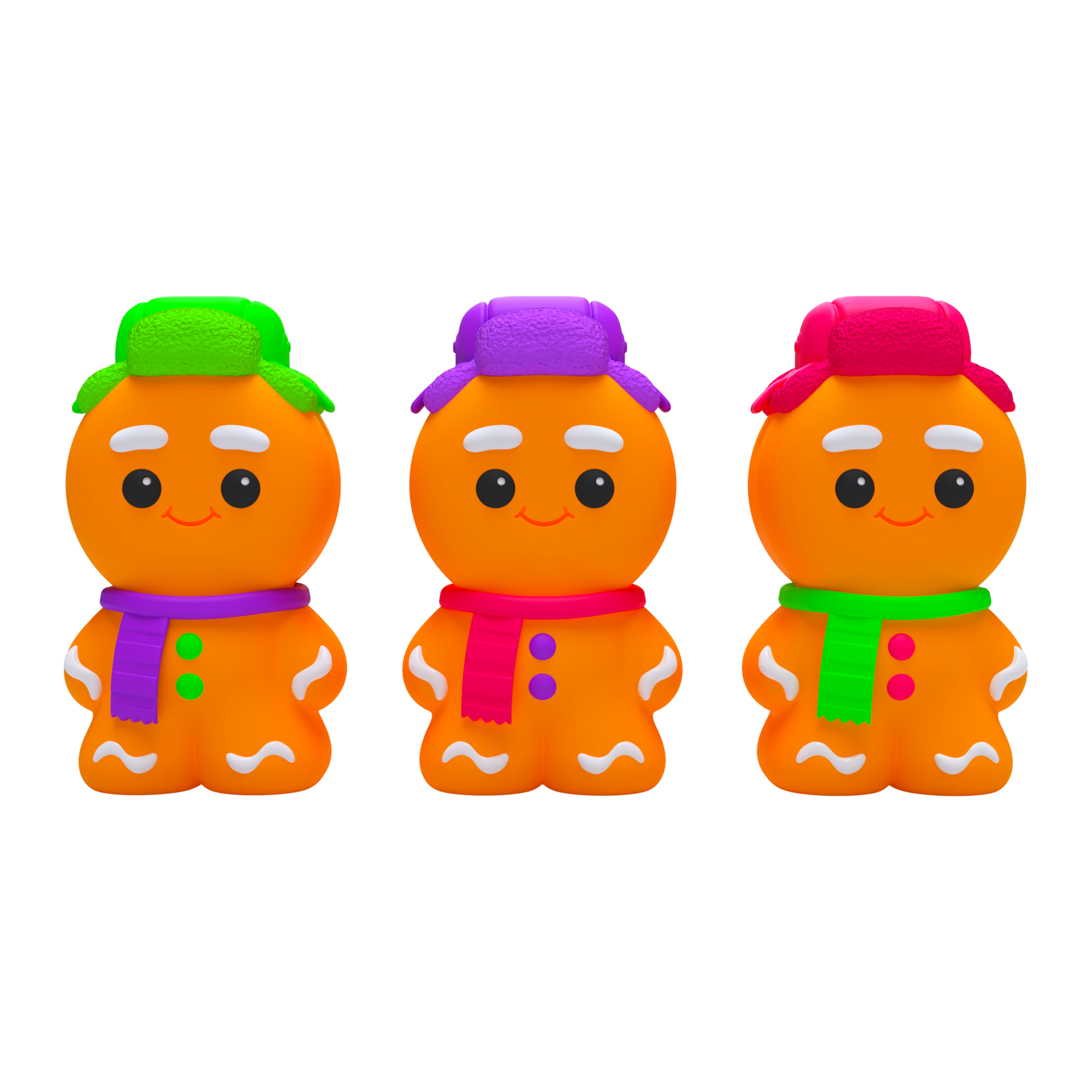 Purrfectly Squishy NeeDoh Ginger Glowman | Select Copper Path - Cute Animal-Shaped NeeDoh Fidget Toy for Kids Detail